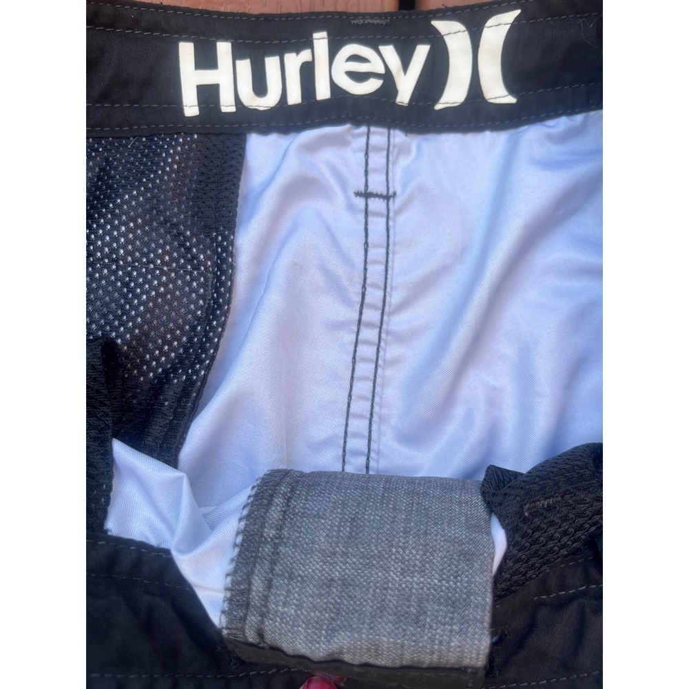 Hurley Mens Walk Shorts Grey Heathered Flat Front Shorts Size 30 (167) - Picture 2 of 8